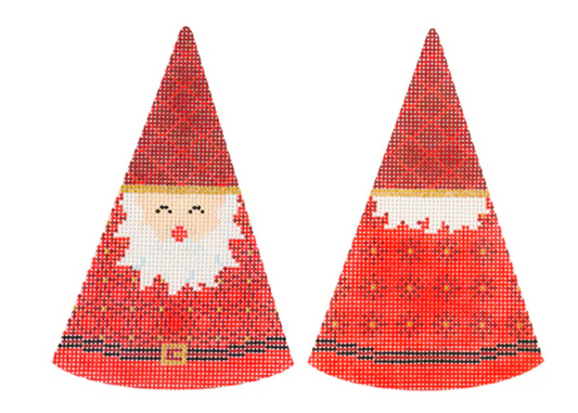 KB1606 Santa Cone - Red Lattice Hat