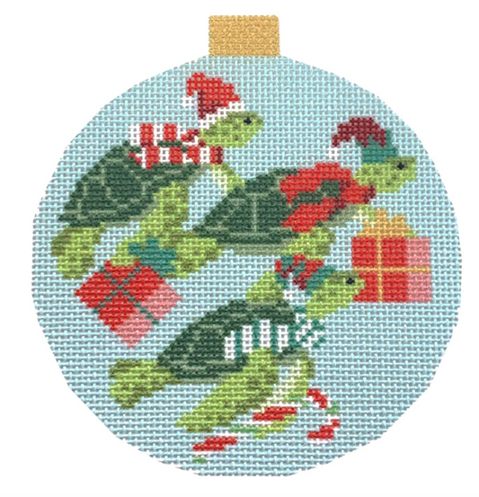 KB1676P Festive Sea Friends - Sea Turtles