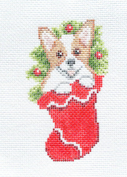 SBS-188 Corgi in Stocking