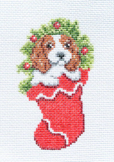 SBS-189 Cavalier King Charles Spaniel in Stocking