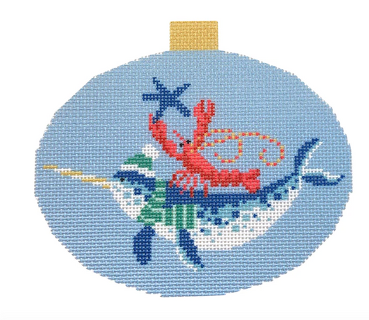 KB1680P Festive Sea Friends - Narwhal and Turtle