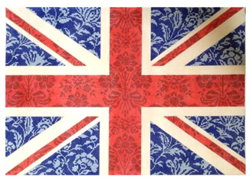 KB1175 Floral Union Jack Flag