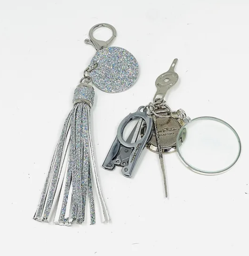 Victoria Whitson Accessory Tassel With Scissors -  NYE Sparkle