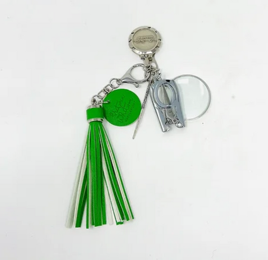 Victoria Whitson Accessory Tassel With Scissors - Irish Green