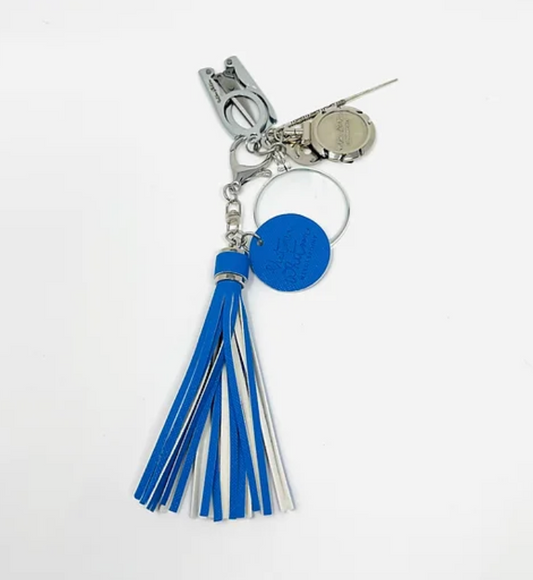 Victoria Whitson Accessory Tassel With Scissors - Grace Beach Blue