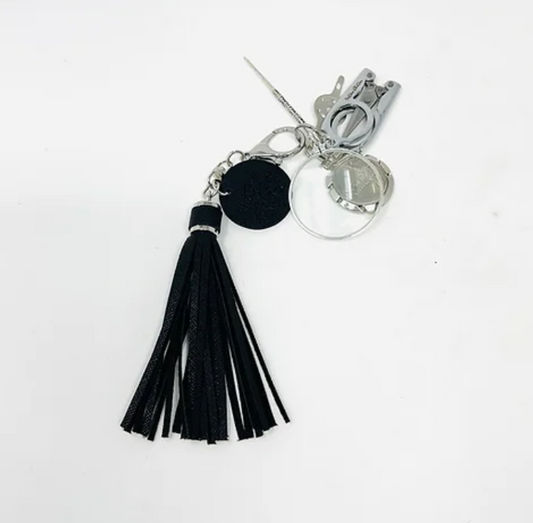 Victoria Whitson Accessory Tassel With Scissors - Black