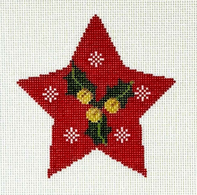 N13 Star with Holly and Bells