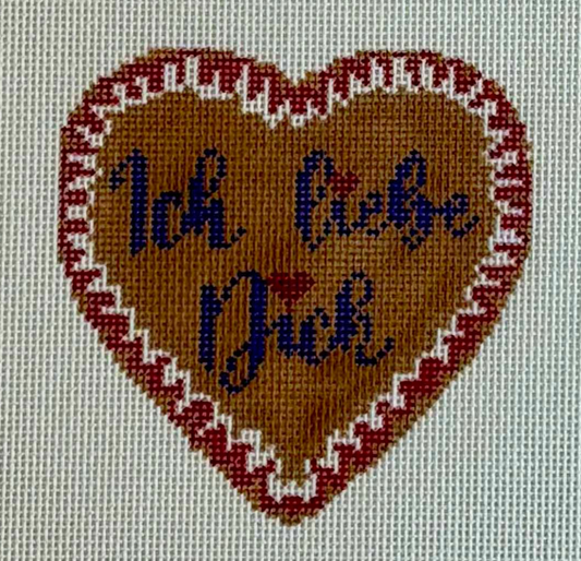 G2 Ich Liebe Dich (I Love You) Gingerbread Heart