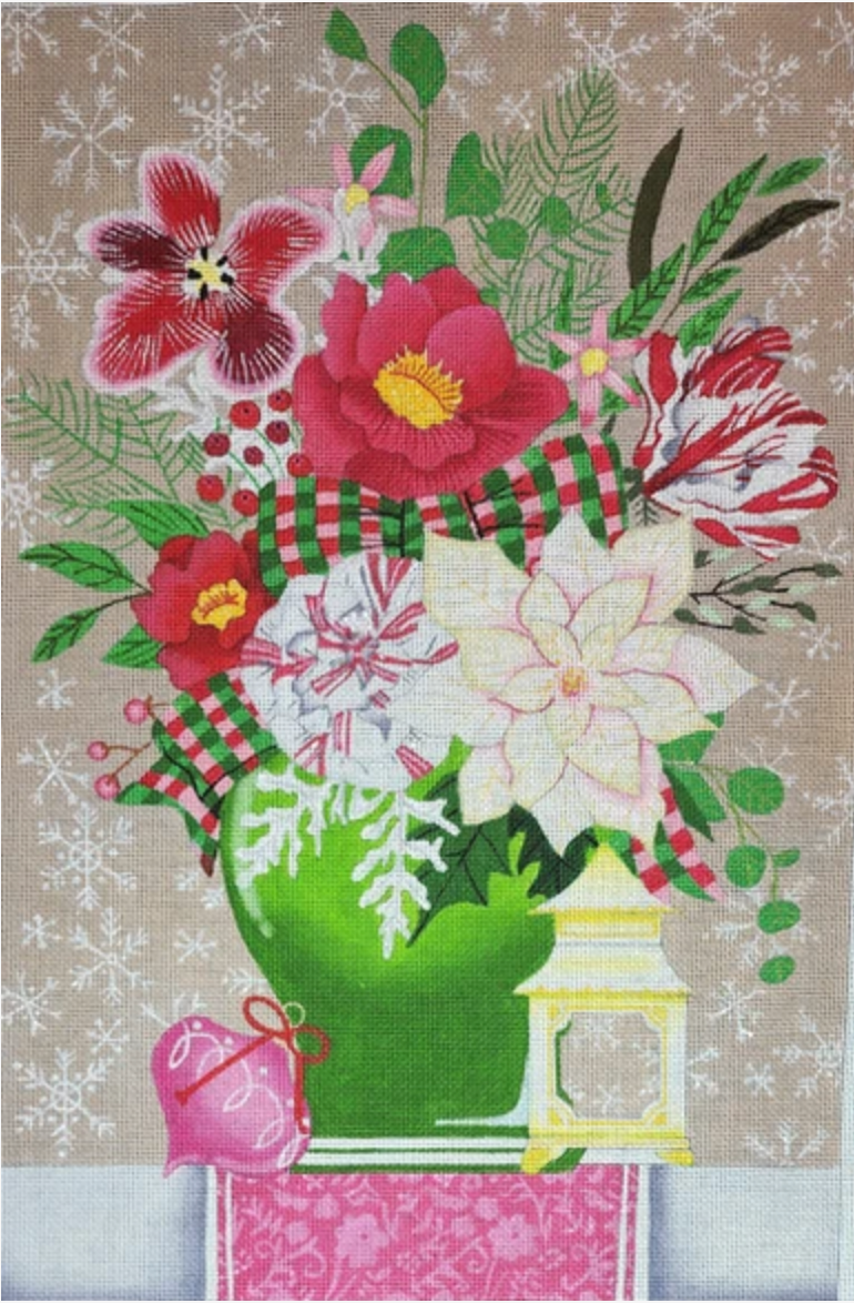 MZ-01 Christmas Floral Vase