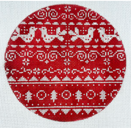 XO-260B Sweater Weather - Red and White Birds