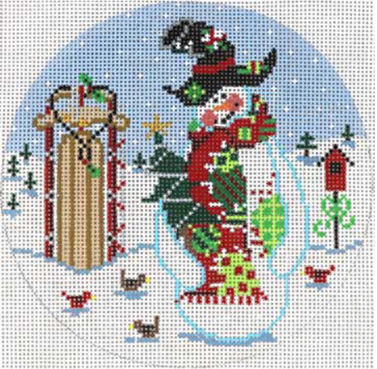 XO-255 Patchwork Snowman
