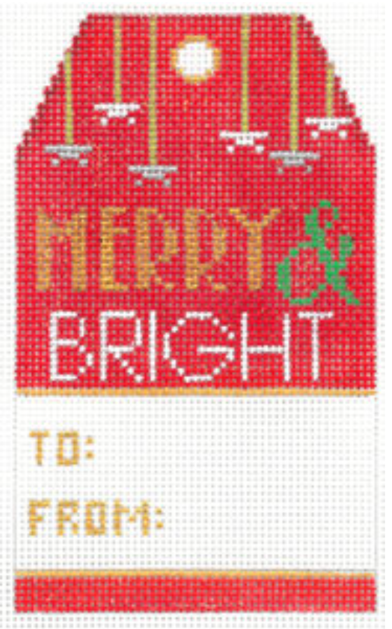 XO-198D Merry and Bright Gift Tag