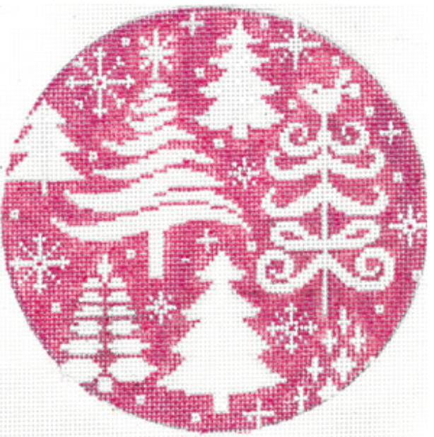 XO-173X Stylized Trees on Pink