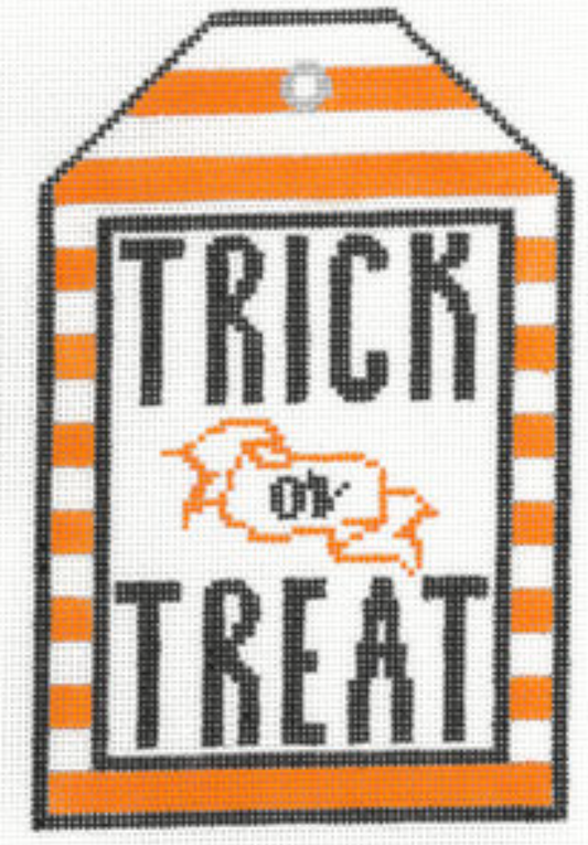 H-9B Trick or Treat on Orange Stripes