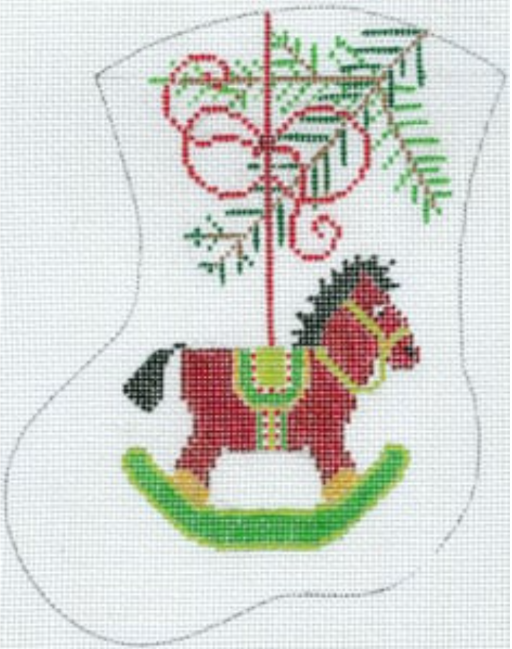 MX-184 Rocking Horse Mini Stocking