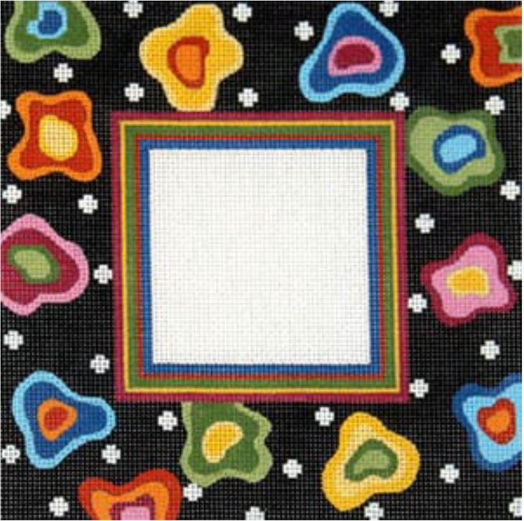 F-210 Dotty Floral Frame