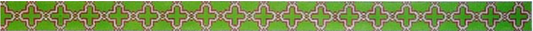 611 Green Moroccan Tile Belt