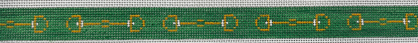 84 Horse Bits on Hunter Green Belt