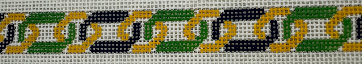 169 Interlocking Chain Belt - Green and Yellow