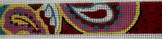 111a Red Overall Paisley Belt