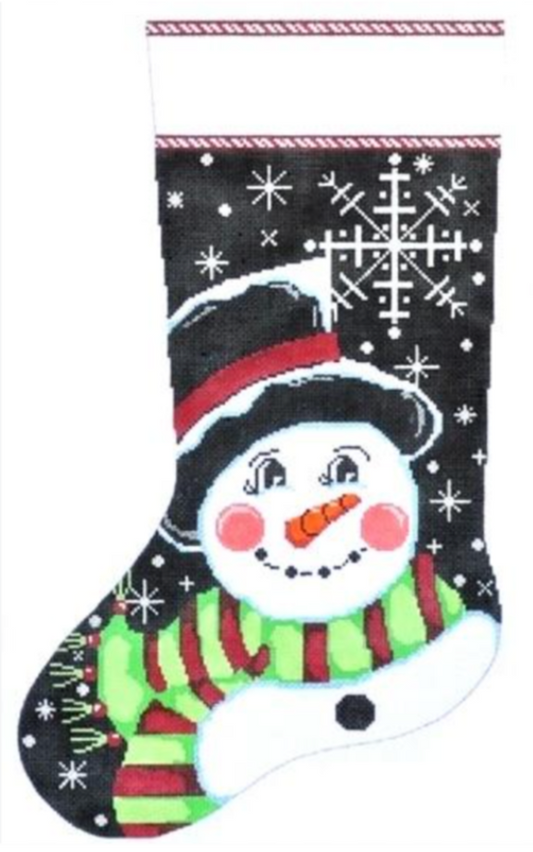 X-151 Snowflake Snowman Stocking
