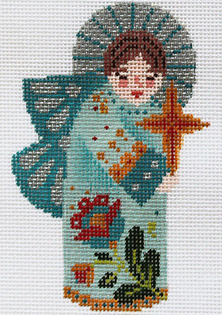 AC106 Nativity in Teal - Angel