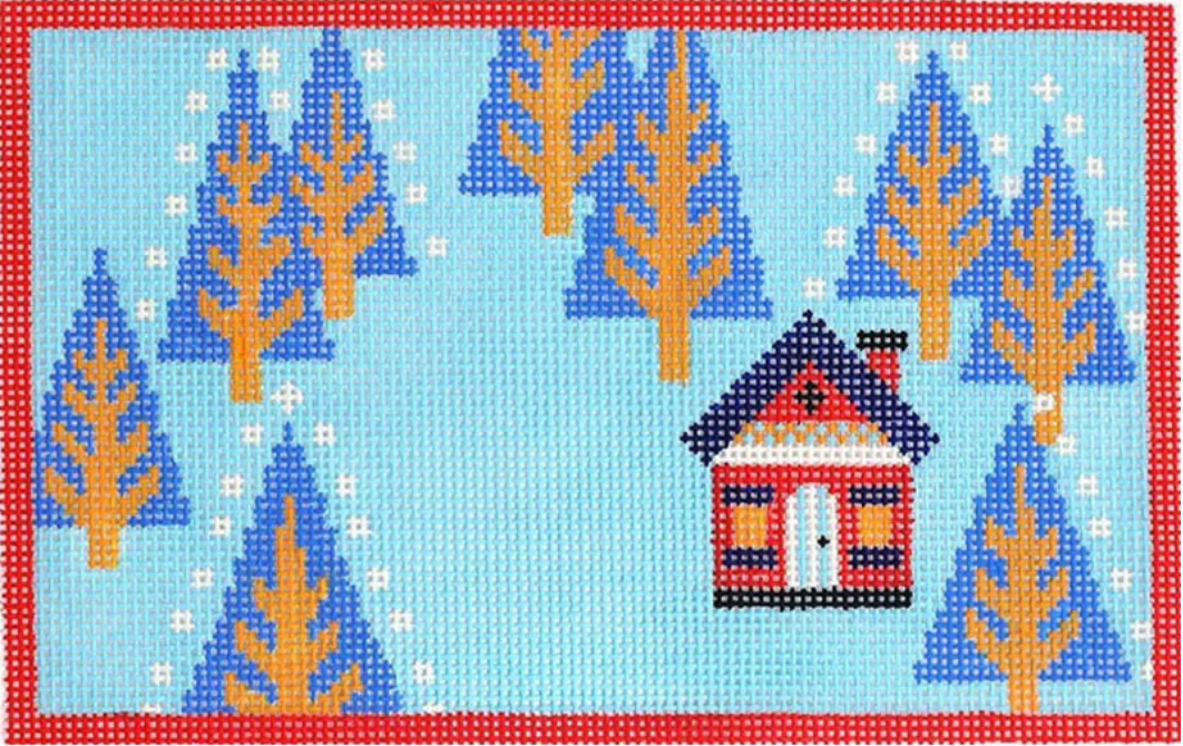 AC053 Winter Woodland Home