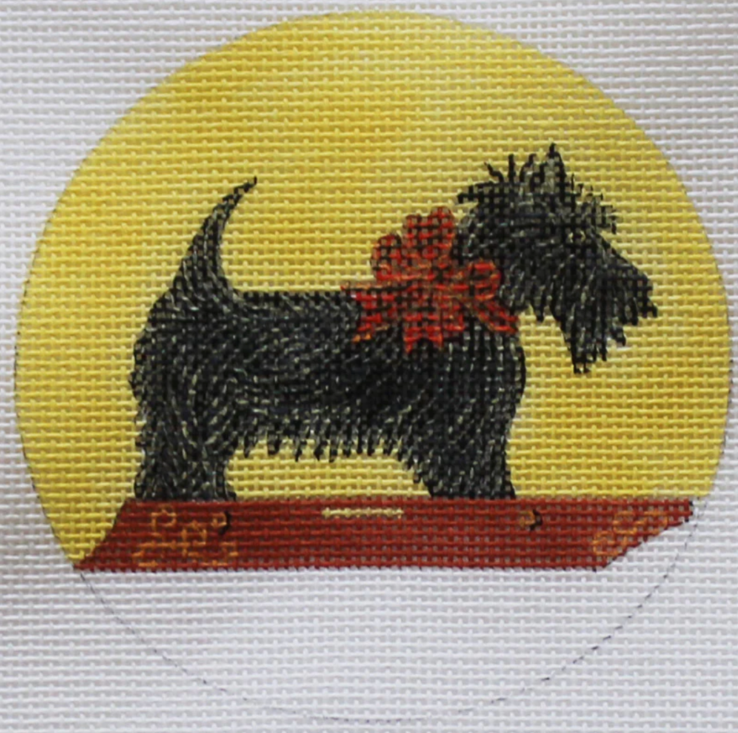 DS1155o Let It Snow Scottie Ornament