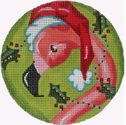 KL187 Flamingo in Santa Hat
