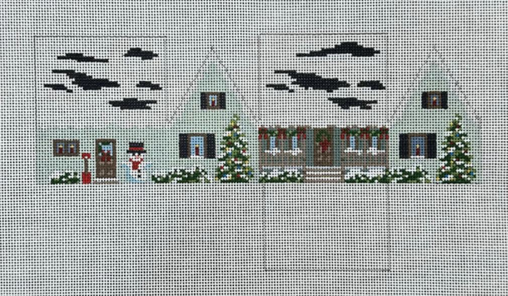 5534 Green Christmas 3D Mini House