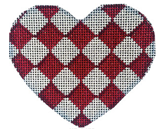 HE845R Harlequin Heart - Red