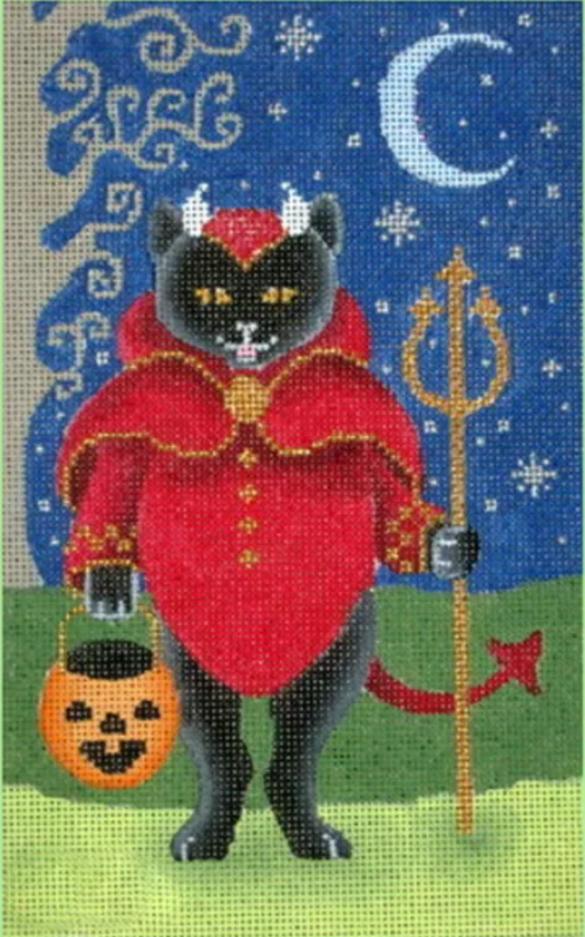 B-266B Kitten in Devil Costume