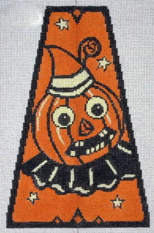 B-267D Vintage Halloween Panel - Jack O Lantern