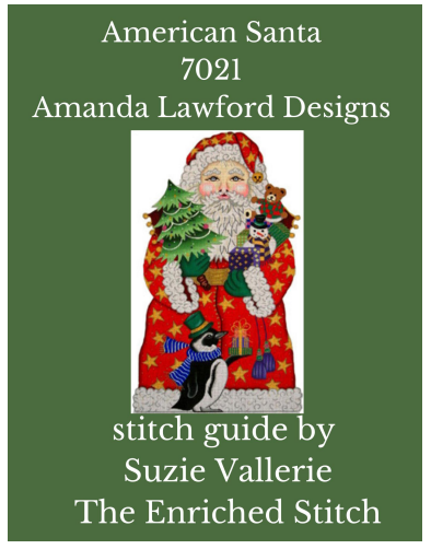 7021 American Santa Stitch Guide