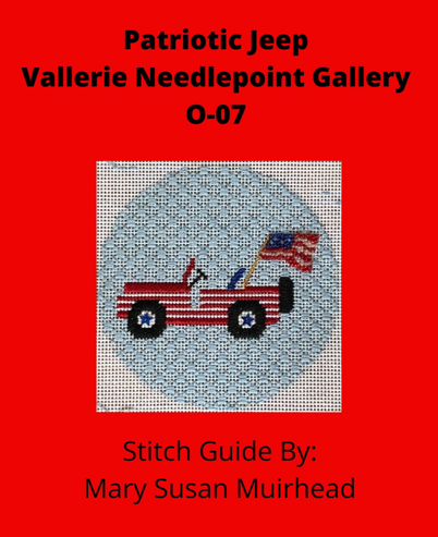 O-07 Patriotic Jeep Stitch Guide