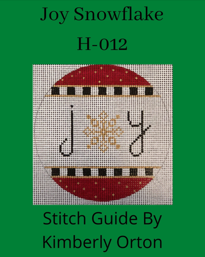 O-12 Joy Snowflake Stitch Guide