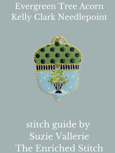 KCN1518 Winter Tree Acorn Stitch Guide