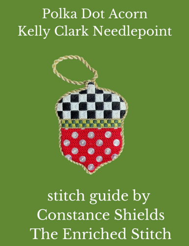 KCN1515 Christmas Checks-n-Dots Acorn Stitch Guide