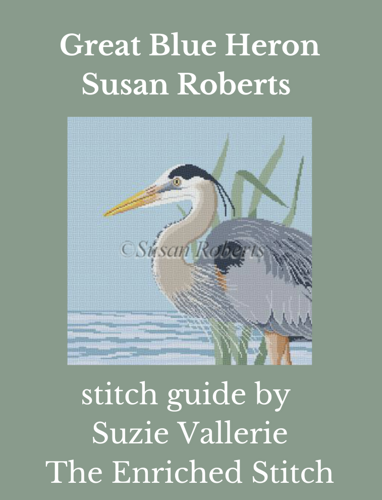 1043 Great Blue Heron Stitch Guide