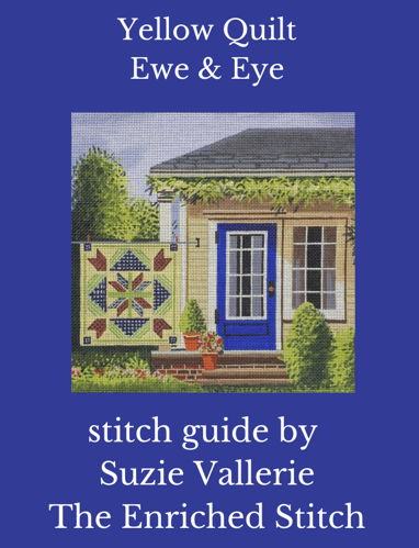 EWE-627 Yellow Quilt Barn Stitch Guide