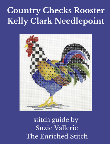 KCN498 Country Checks Rooster Stitch Guide