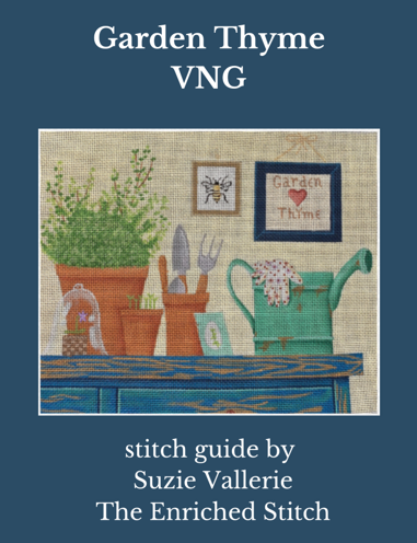 KL-010 Garden Thyme Stitch Guide