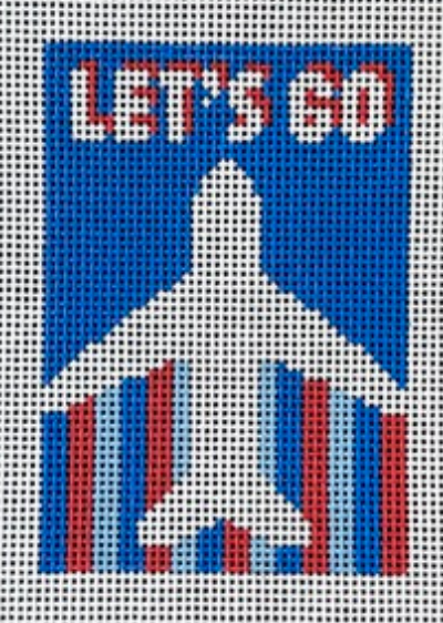 PSP102A Let's Go Passport Cover - Red And Blue