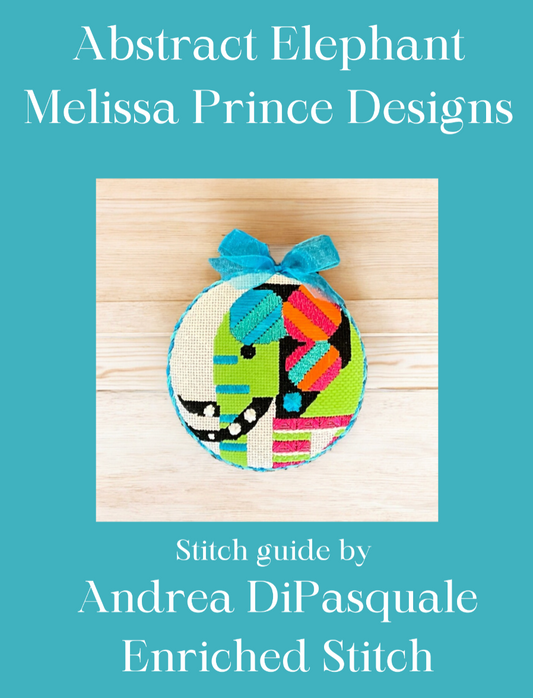 H294 Abstract Elephant Stitch Guide