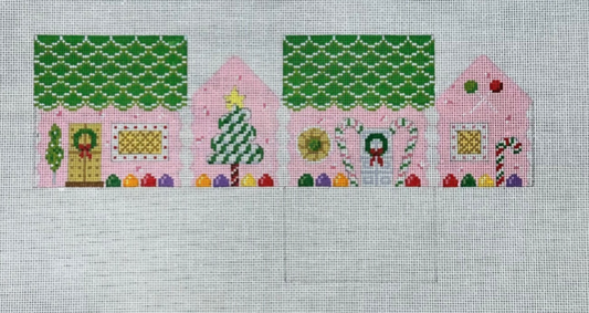 6263 Lime Slice And Peppermint 3D Gingerbread House