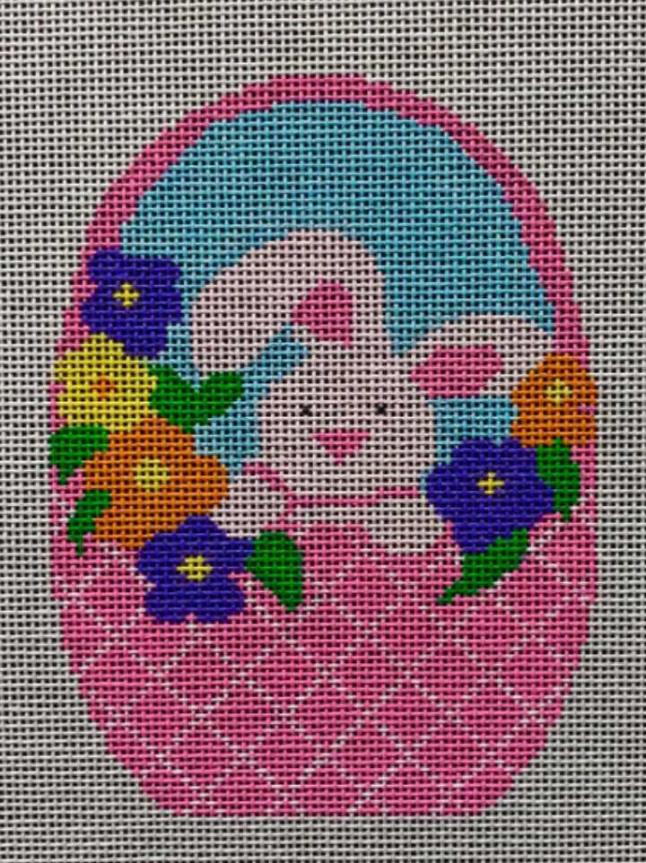 SV-E003 Bunny in Pink Basket