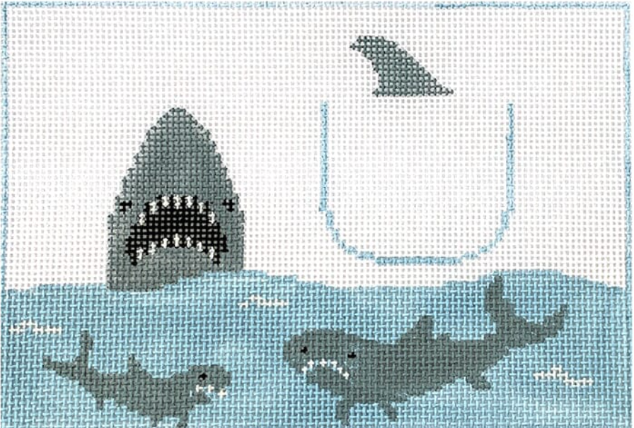 PT199 Shark Tooth Fairy Pillow