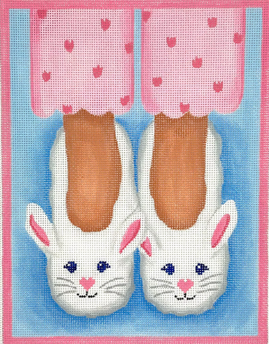 PL-524 Here's Looking At Shoe - Bunny Slippers