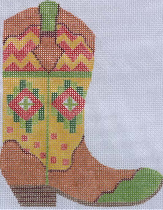 CB-07R Zigzag Southwest Cowboy Boot