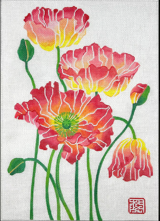 GM-PL-01 Coral Poppies #1